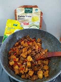 Foto resep Tumis Ati Ampela + Tahu