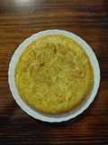 Tortilla de patatas con cebolla