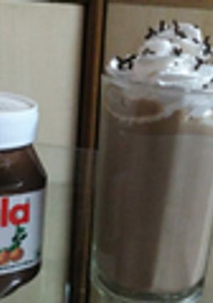 A picture of Nutella Shake (Without Ice-Cream).