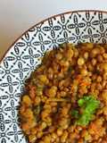 Καυτερές φακές με λαχανίδα (kale)