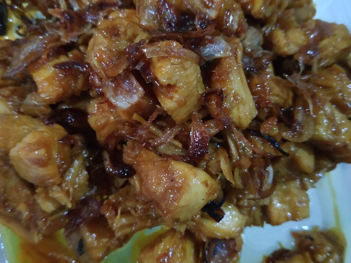 Resep: Ayam gongso homemade Yang Sederhana