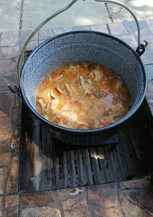 Bográcsos Bakonyi gombás szelet recept fotója