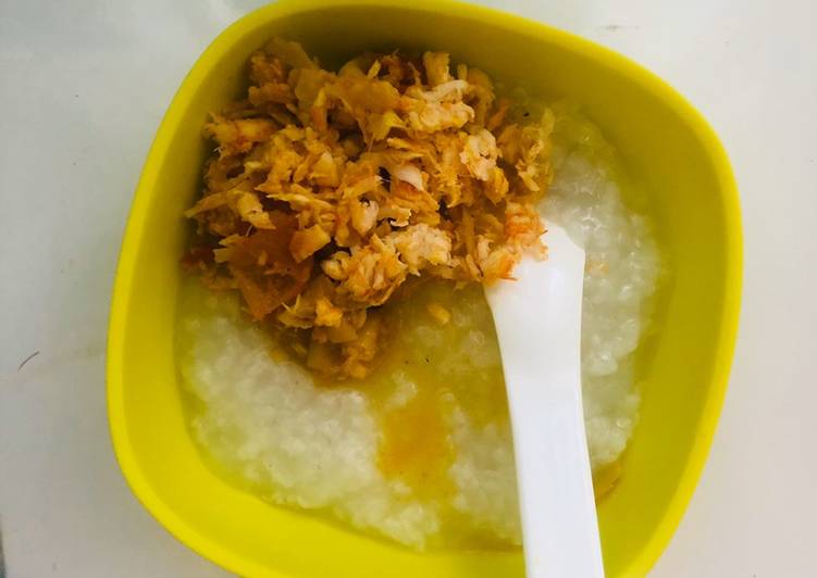 MPASI 8m+ : Bubur Pepes Udang