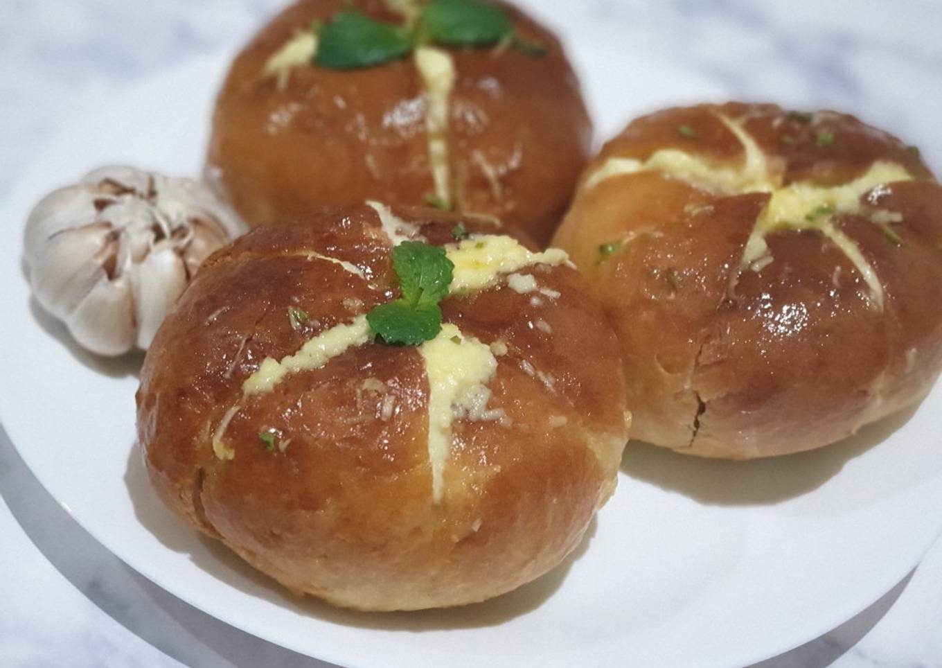 203. Korean Garlic Bread w/homemade creamcheese (versi ekonomis)