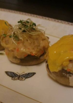 Foto resep Chicken stuffed mushroom