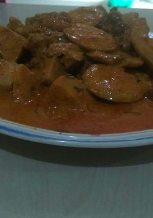 Foto resep Gulai nangka campur jengkol plus cincang
