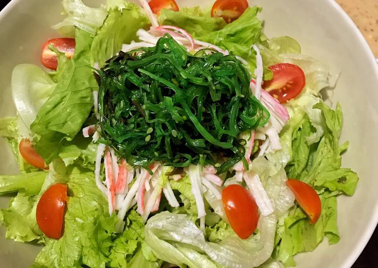 Cara Gampang Menyiapkan Wakame Salad, Lezat