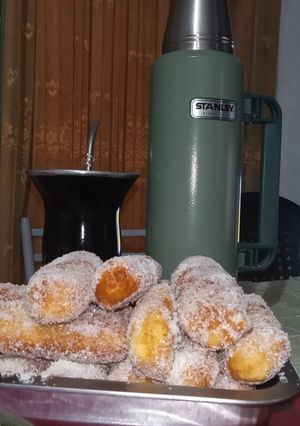 Una foto de Churros amasado