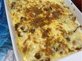 صينية باذنجان بالكريمة