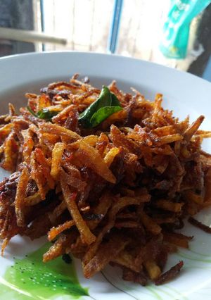Foto resep Kentang goreng pedas manis
