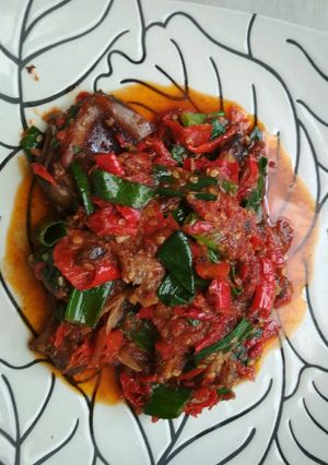 Foto resep Ikan Asap pedas