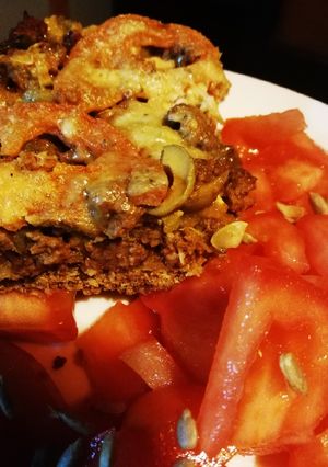 Una foto de Tarta light de carne Magra
