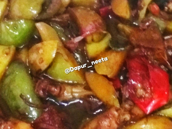 Ini dia! Resep praktis buat Jengkol tumis cumi asin cabe hijau  sesuai selera