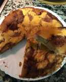 Tarta de manzana en sartén sin gluten y sin azúcar