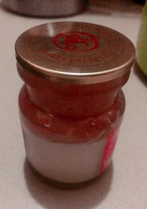 Hình của món Pudding dâu tây.
