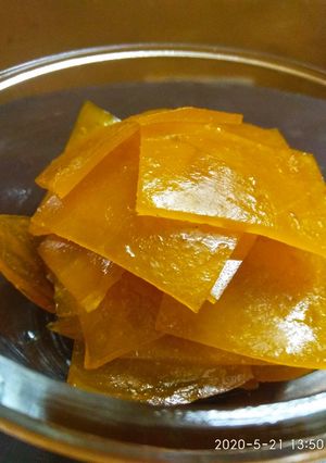 A picture of Aam papad.