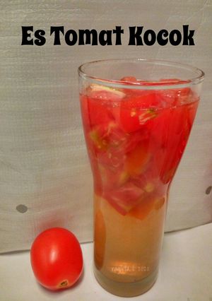 Foto resep Es Tomat Kocok