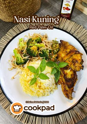 Gambar Nasi Kuning Red Palm Oil