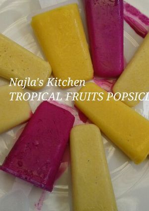 Foto resep Tropical Fruits Popsicles