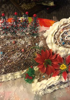 Hình của món Buche de Noel 🎄 ☃.