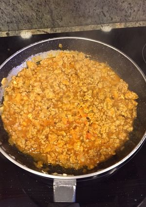 Una foto de Carne picada casera para pasta