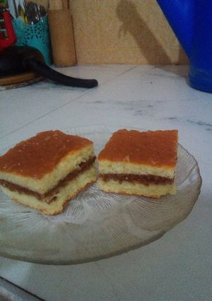 صورة لوصفة كيكة الطبقات