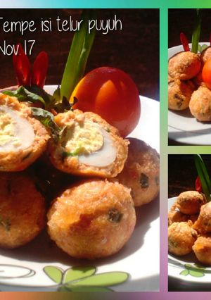 Foto resep Tempe isi telur puyuh(Lauk GPL)