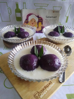 Foto resep Kue Putri Mandi Ubi Ungu