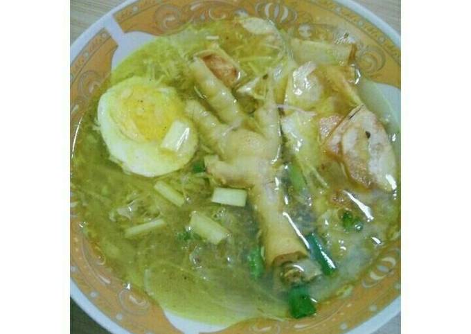 Soto ayam kuah bening