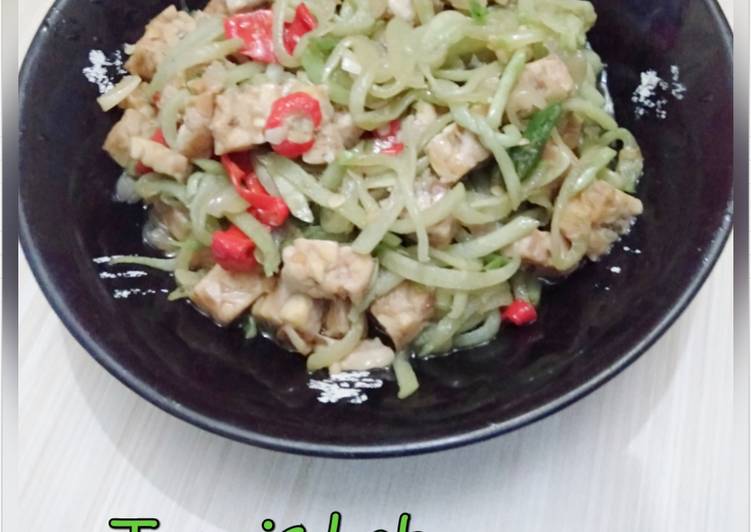 Resep 38.Tumis labu tempe Anti Gagal