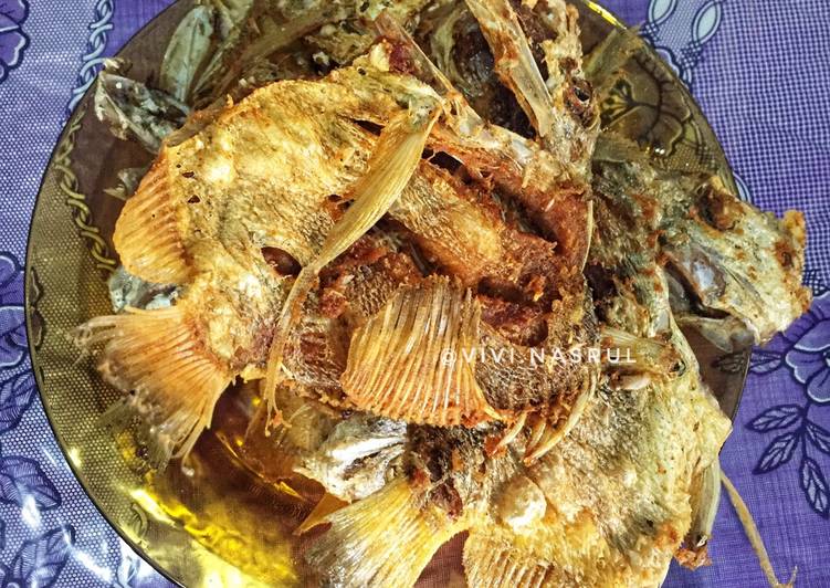 Ikan goreng kriuk simple