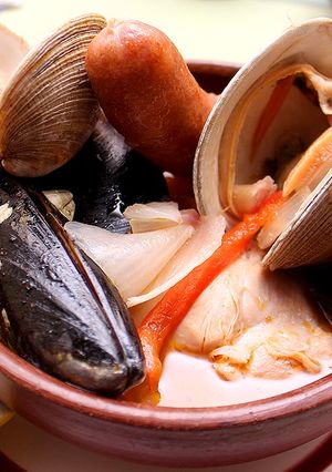 Una foto de Cocimiento de Mariscos