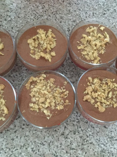 Una foto de Postre de chocolate y frambuesas