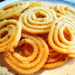 A picture of Chakli(murukku).