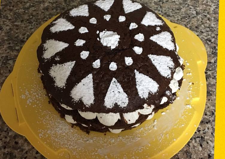 Torta panna e nutella ❤️❤️❤️