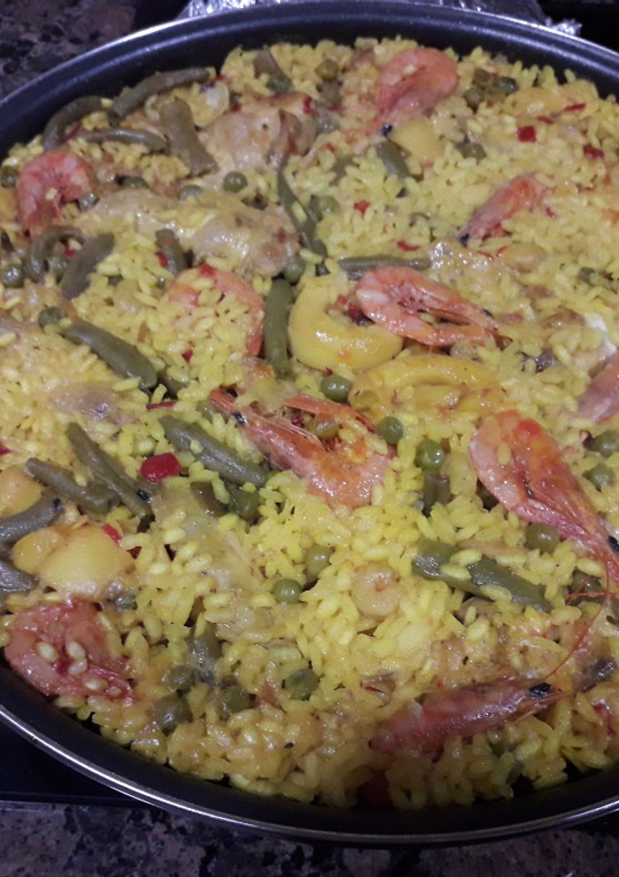 Una foto de Paella mixta
