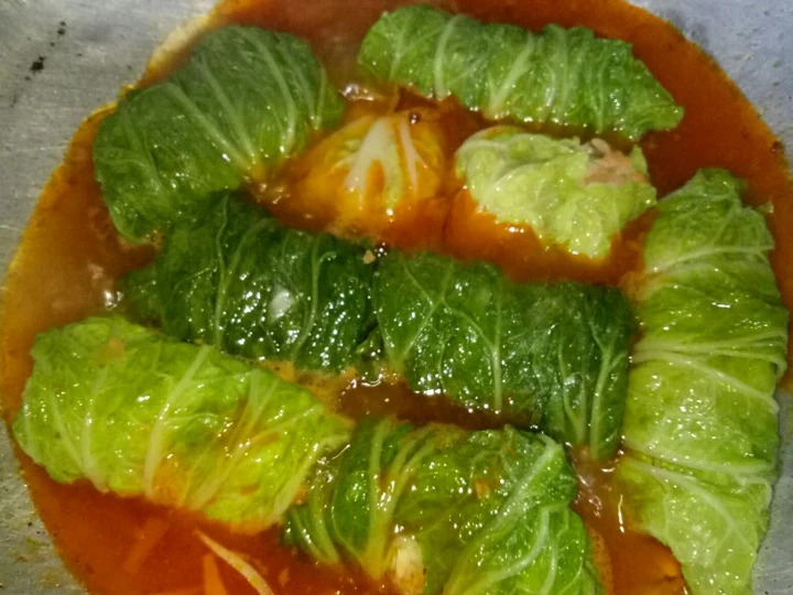 Cara Mudah Menyiapkan Resep Sawi Gulung Isi Ayam yang Bikin Ngiler Anti Ribet, Bikin Ngiler