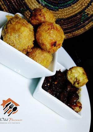 A picture of Yam Balls.