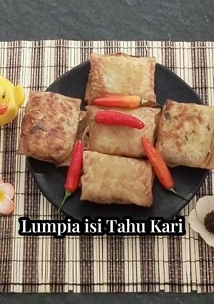 Foto resep Lumpia isi Tahu Kari