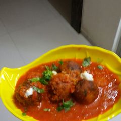 A picture of Cauliflower kofta curry.