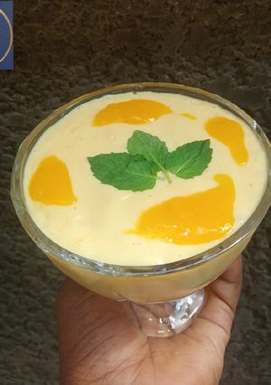 A picture of Mango Lassi.