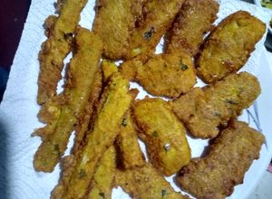 Una foto de Milanesas de Tallo de Brócoli