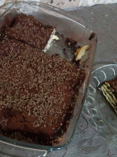 عکسی از دستور کیک یخچالی