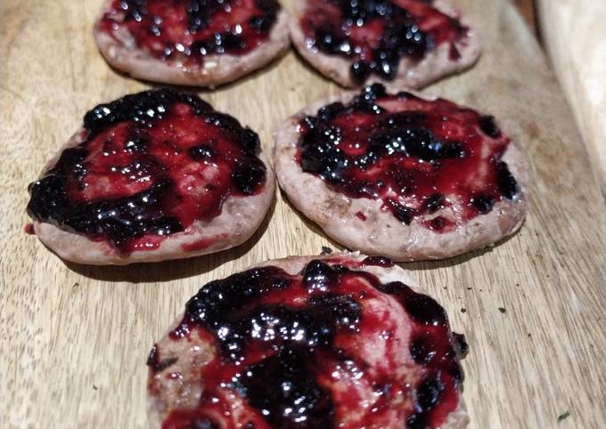 Chocolate Blackcurrant Flat bread