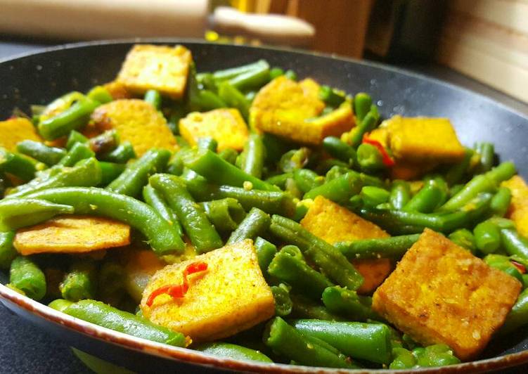 tofu and green beans recipe main photo