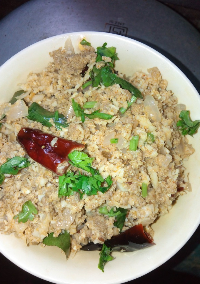 செட்டிநாட்டு மட்டன் பொடிமாஸ் (Chettinadu mutton podimas recipes in tamil) செய்முறை முக்கிய புகைப்படம்