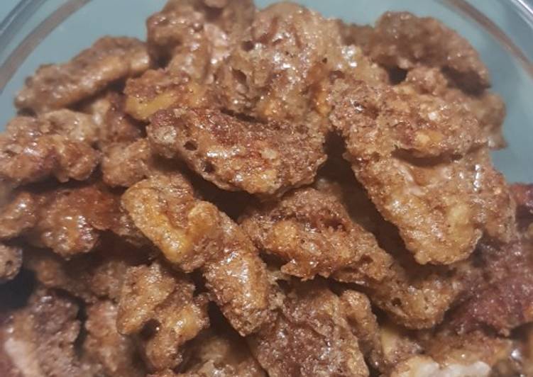 Steps to Prepare Super Quick Homemade Candied Walnuts