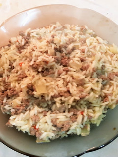Una foto de Arroz con Carne Picada a la Palestrini