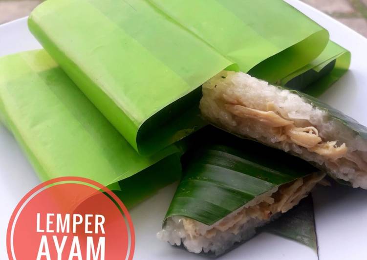 Bagaimana Membuat Lemper ayam Anti Gagal