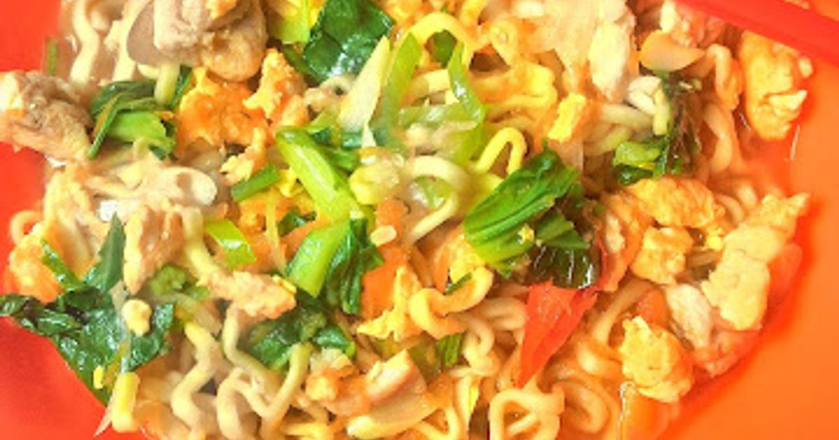 MIE TELOR KUAH UNTUK IBU HAMIL (NON MSG, NO GARAM)